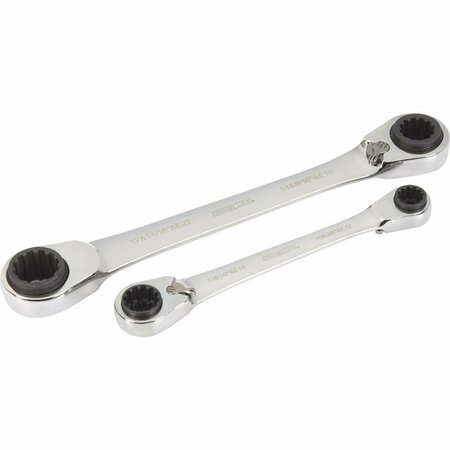 CHANNELLOCK 28-in-1 Universal Ratcheting Box Wrench Set 2-Piece 302963
